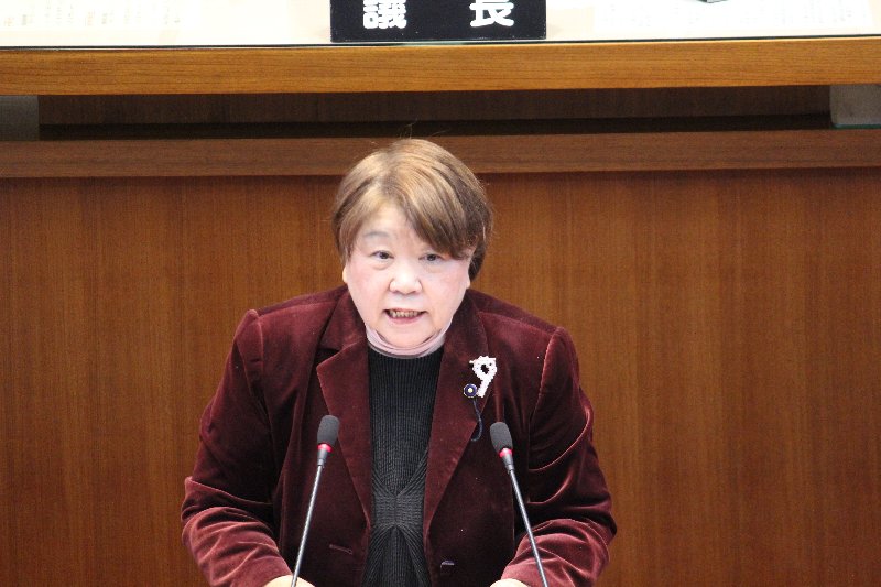 奥村規子県議が物価高騰など県議会質問